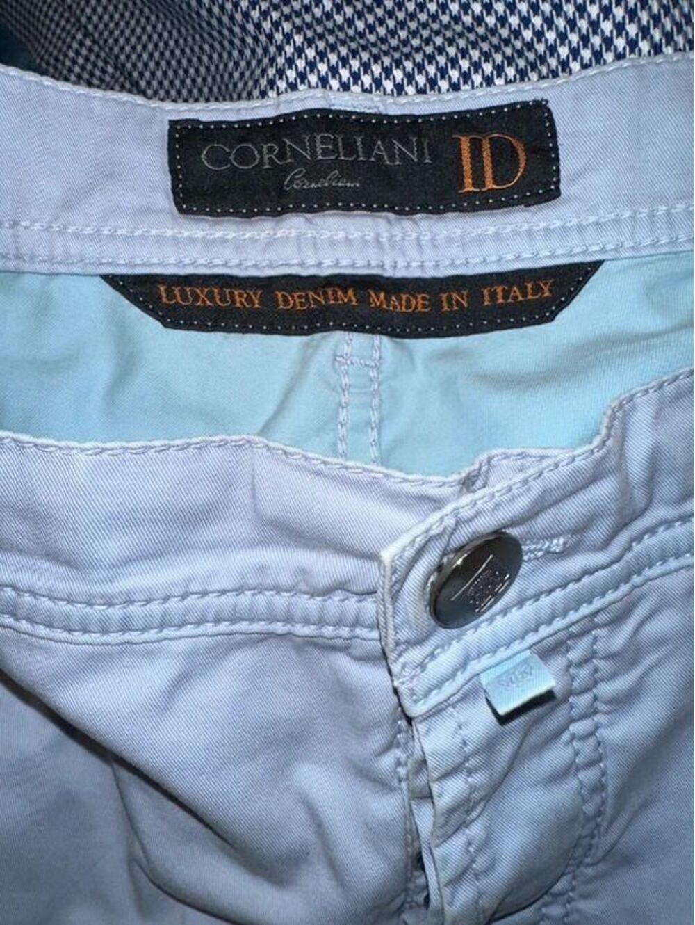 Corneliani ID Luxury Denim Trousers Italian Mens Pants 35 - Picture 8 of 16